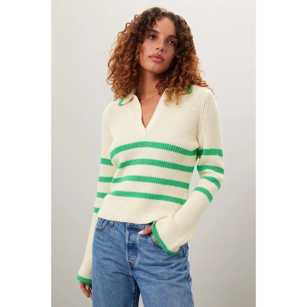 Central Park West Clementine Stripe Sweater
